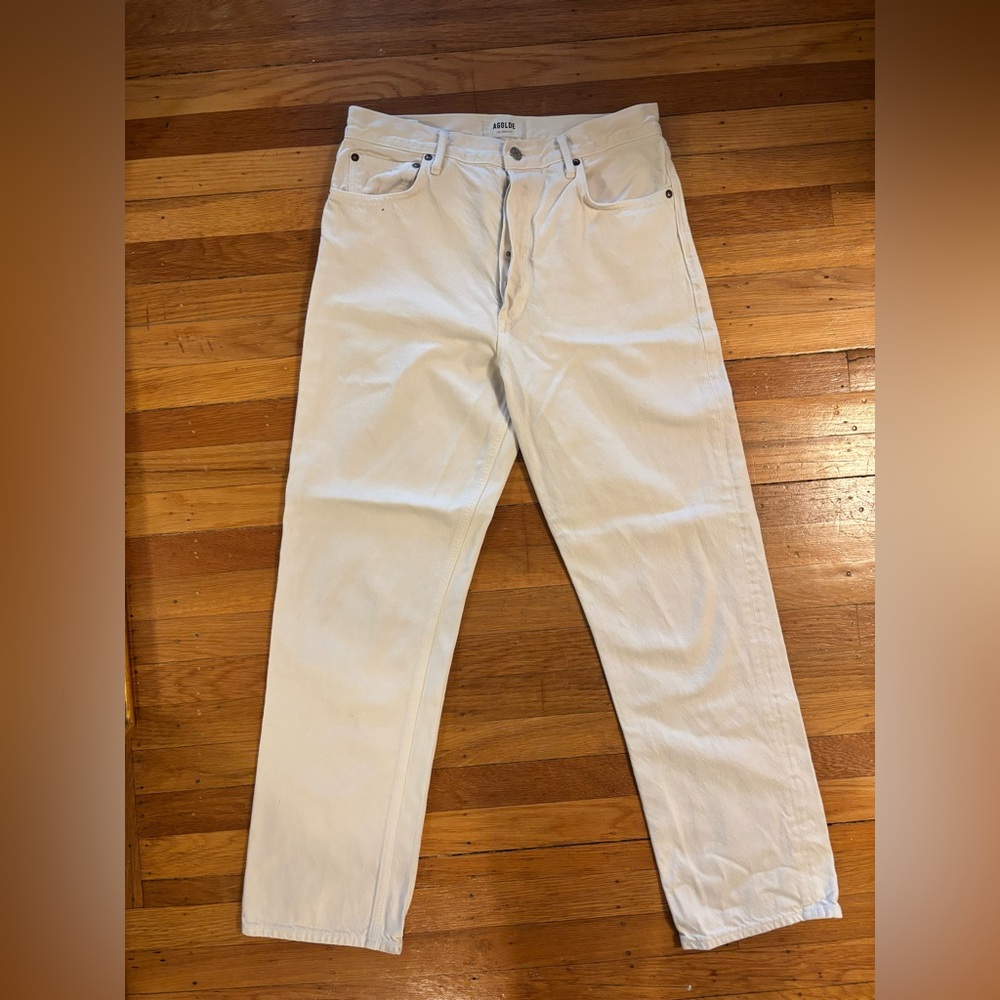 Agolde 90s Pinch Ivory Jeans